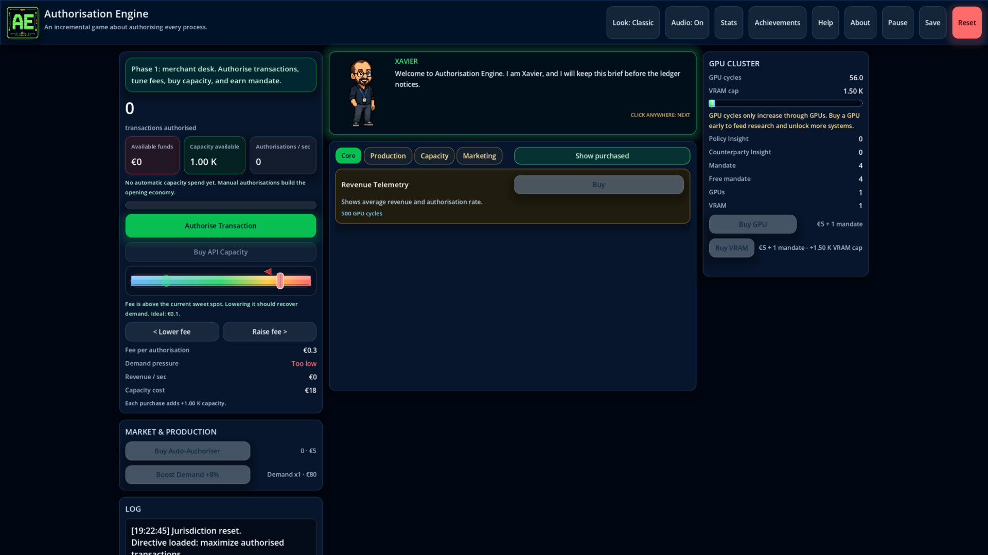 Authorisation Engine screenshot 2