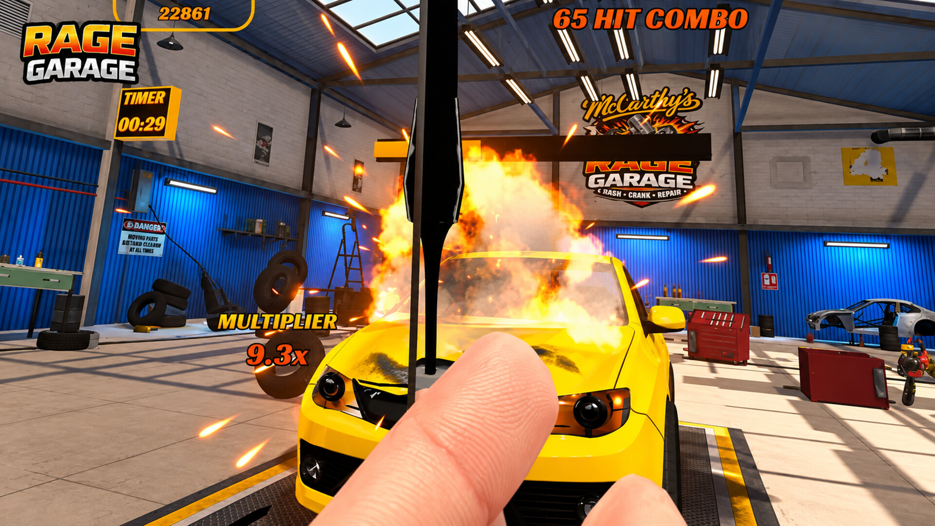 Rage Garage VR trailer