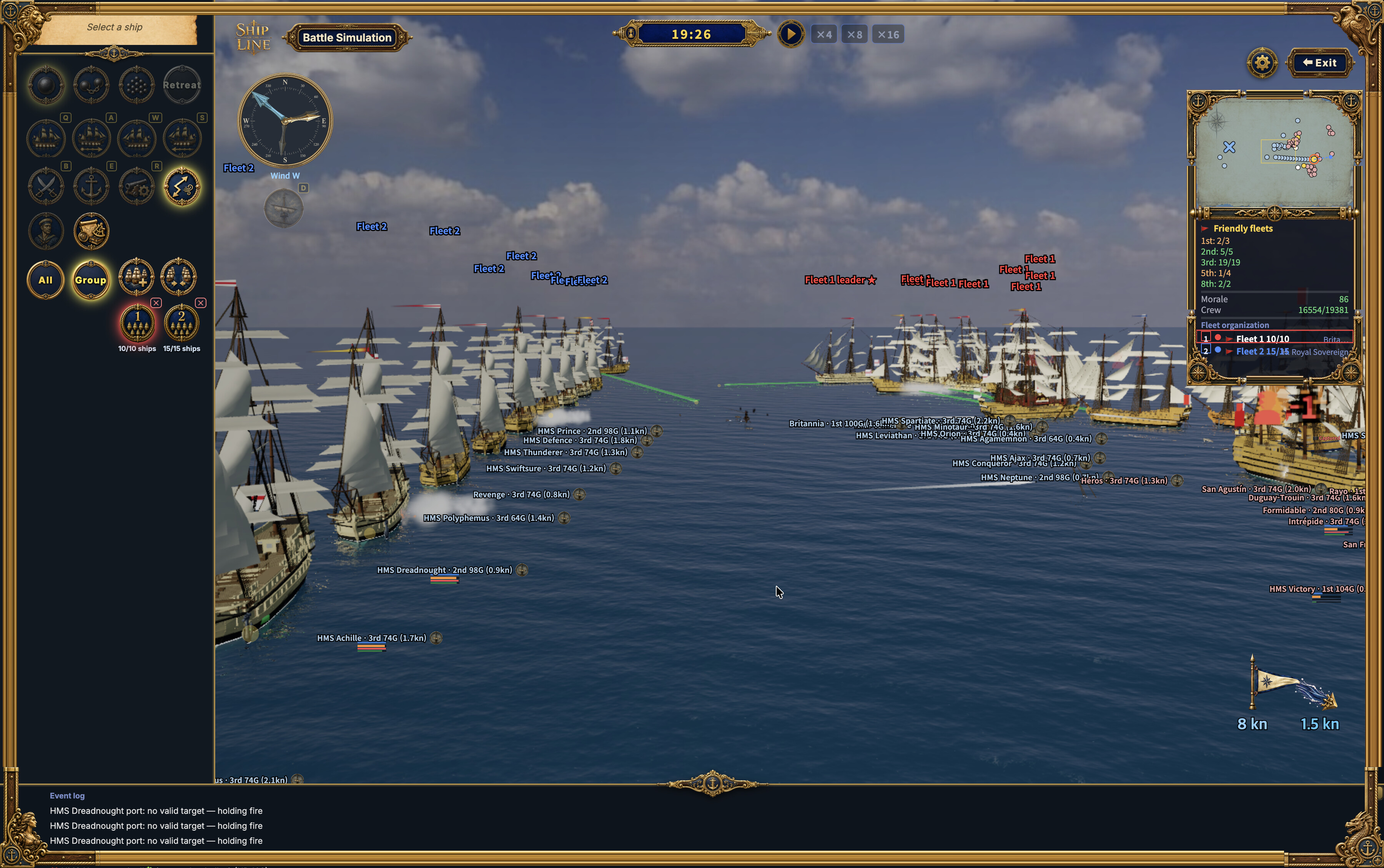 Ship of the line screenshot 2