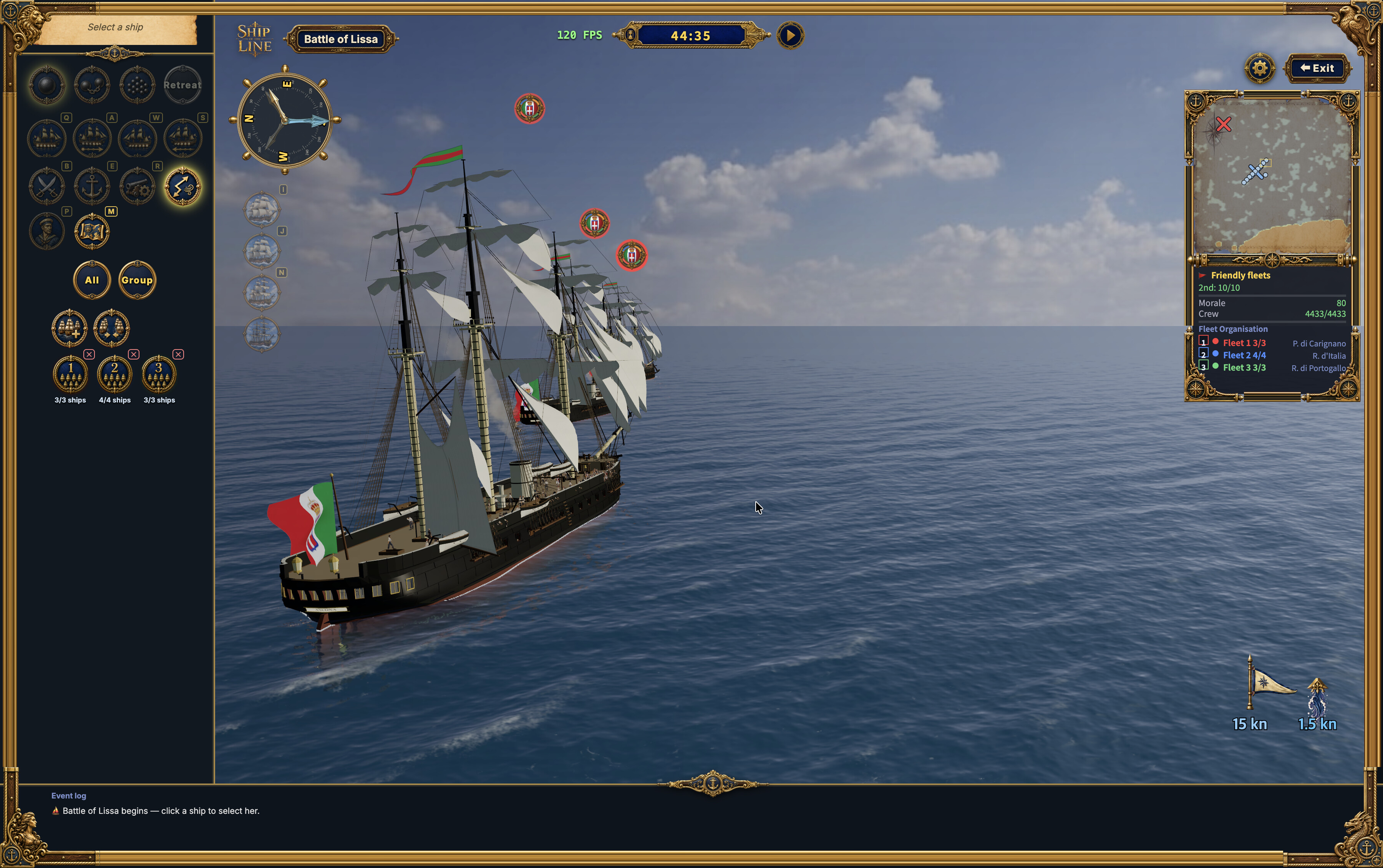 Ship of the line screenshot 4