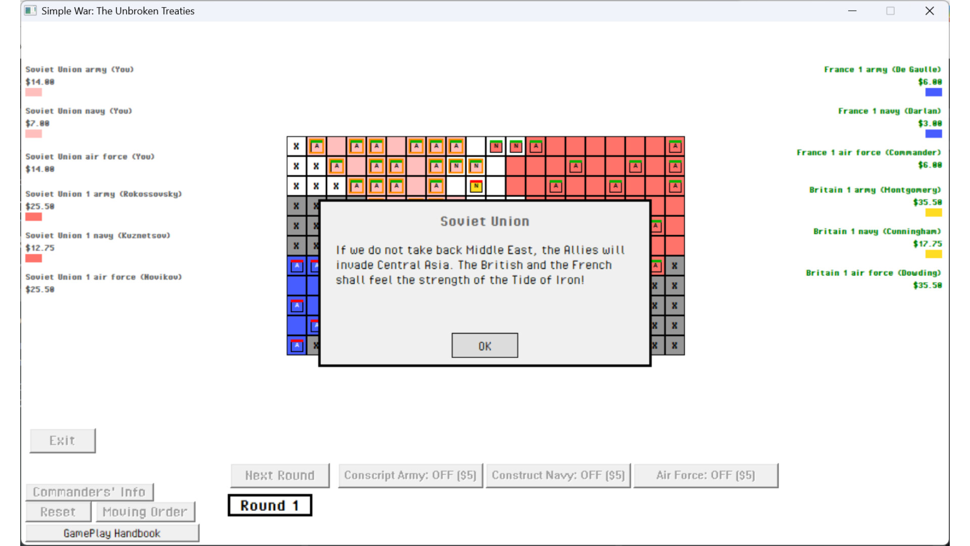 Simple War: The Unbroken Treaties screenshot 2