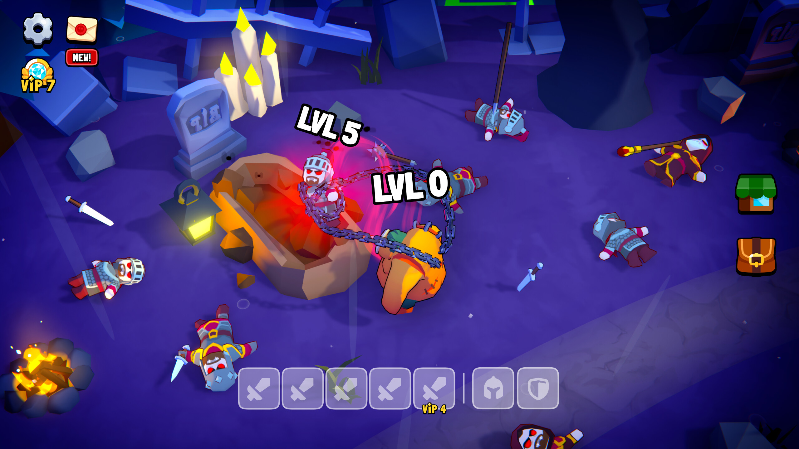Butcher hero: hook'n'chew RPG screenshot 4