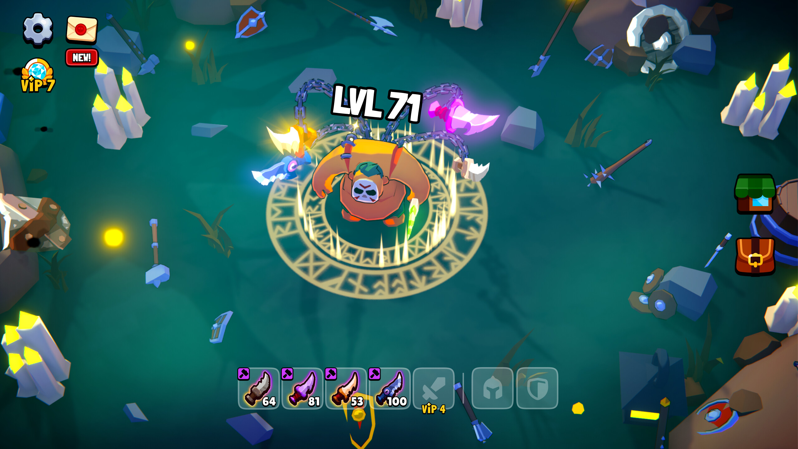 Butcher hero: hook'n'chew RPG screenshot 3