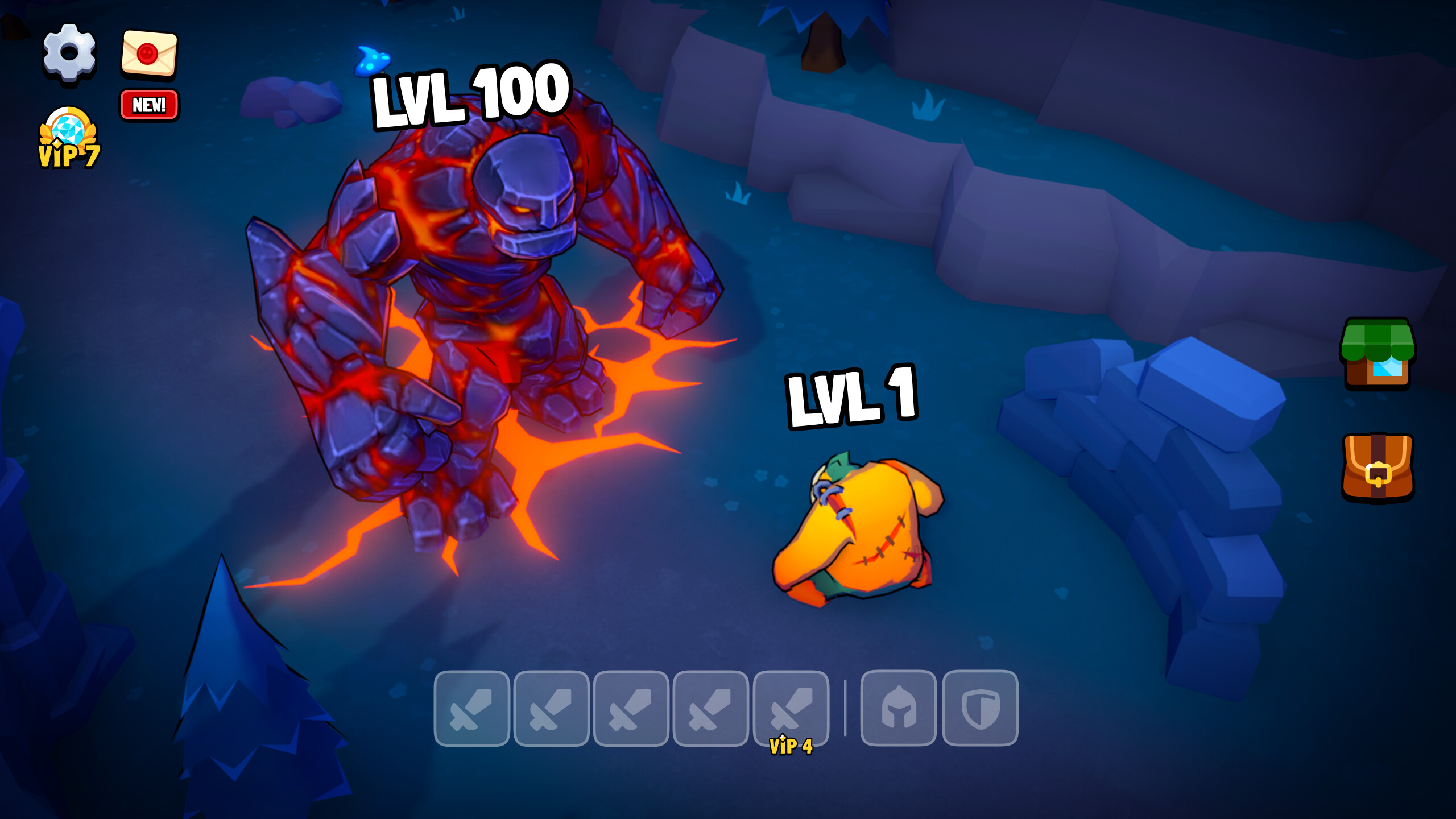 Butcher hero: hook'n'chew RPG screenshot 2