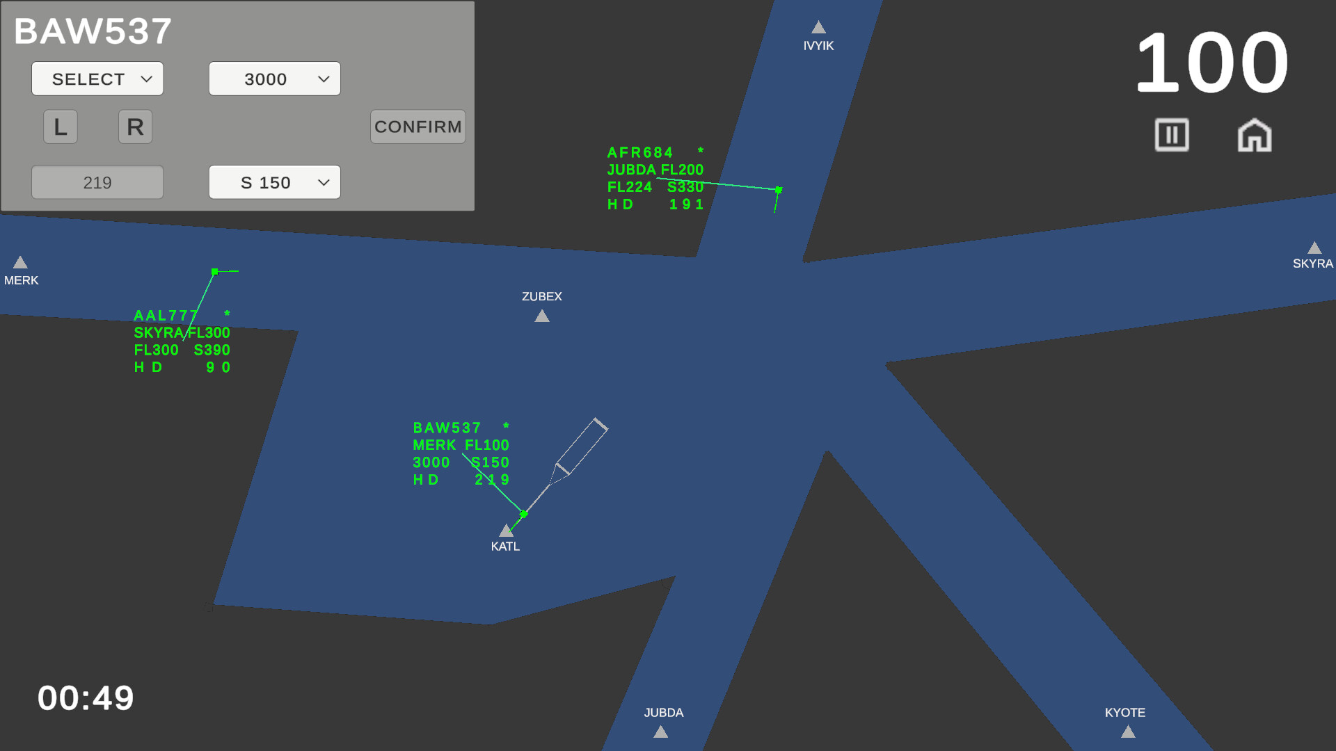 Radar ATC simulator trailer