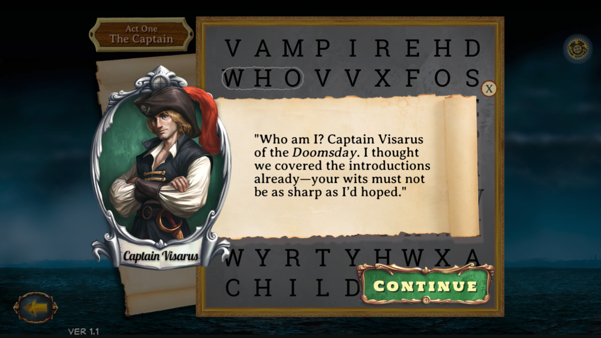 Wordventures: The Vampire Pirate screenshot 4