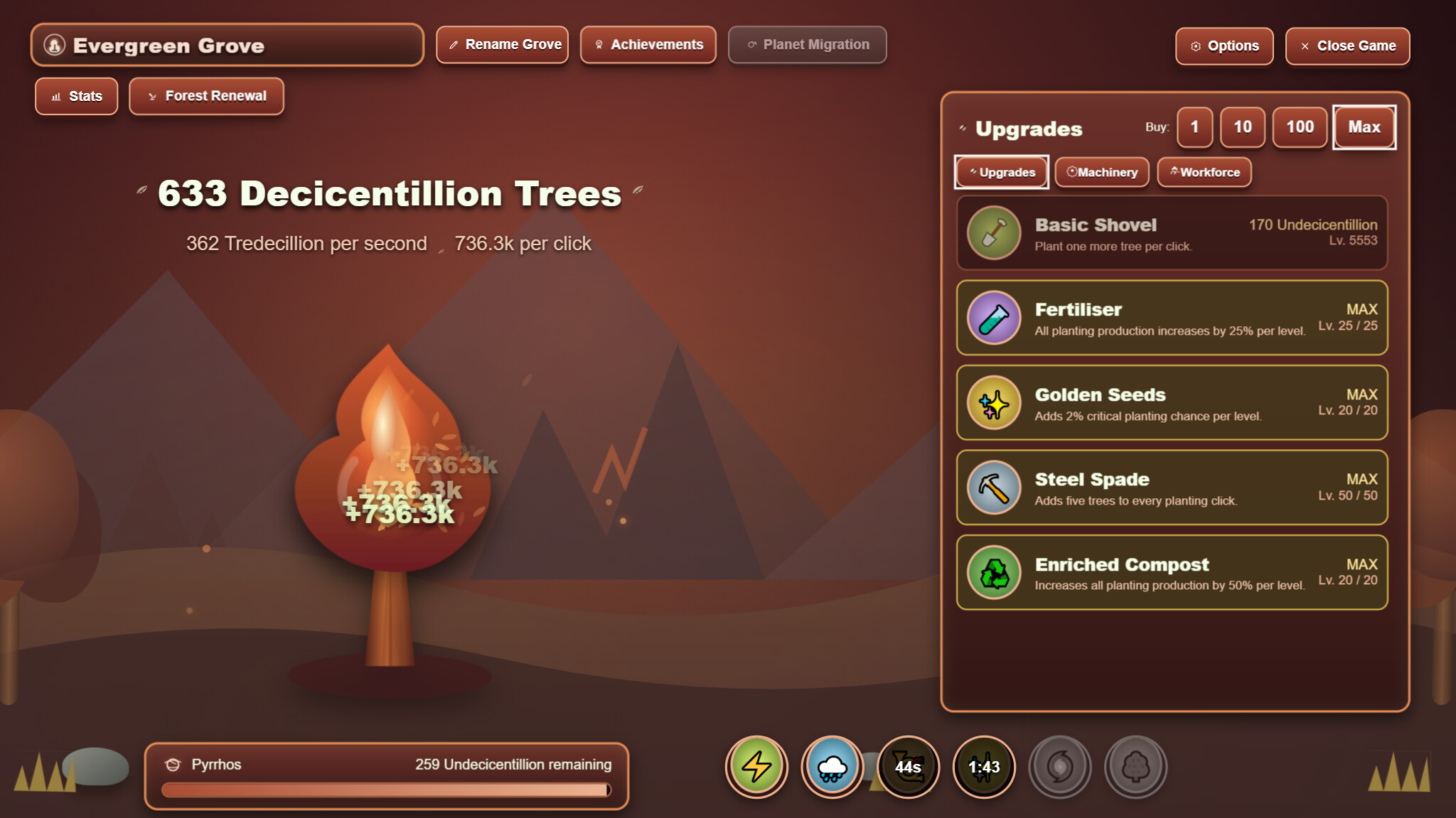 Evergreen Clicker screenshot 4
