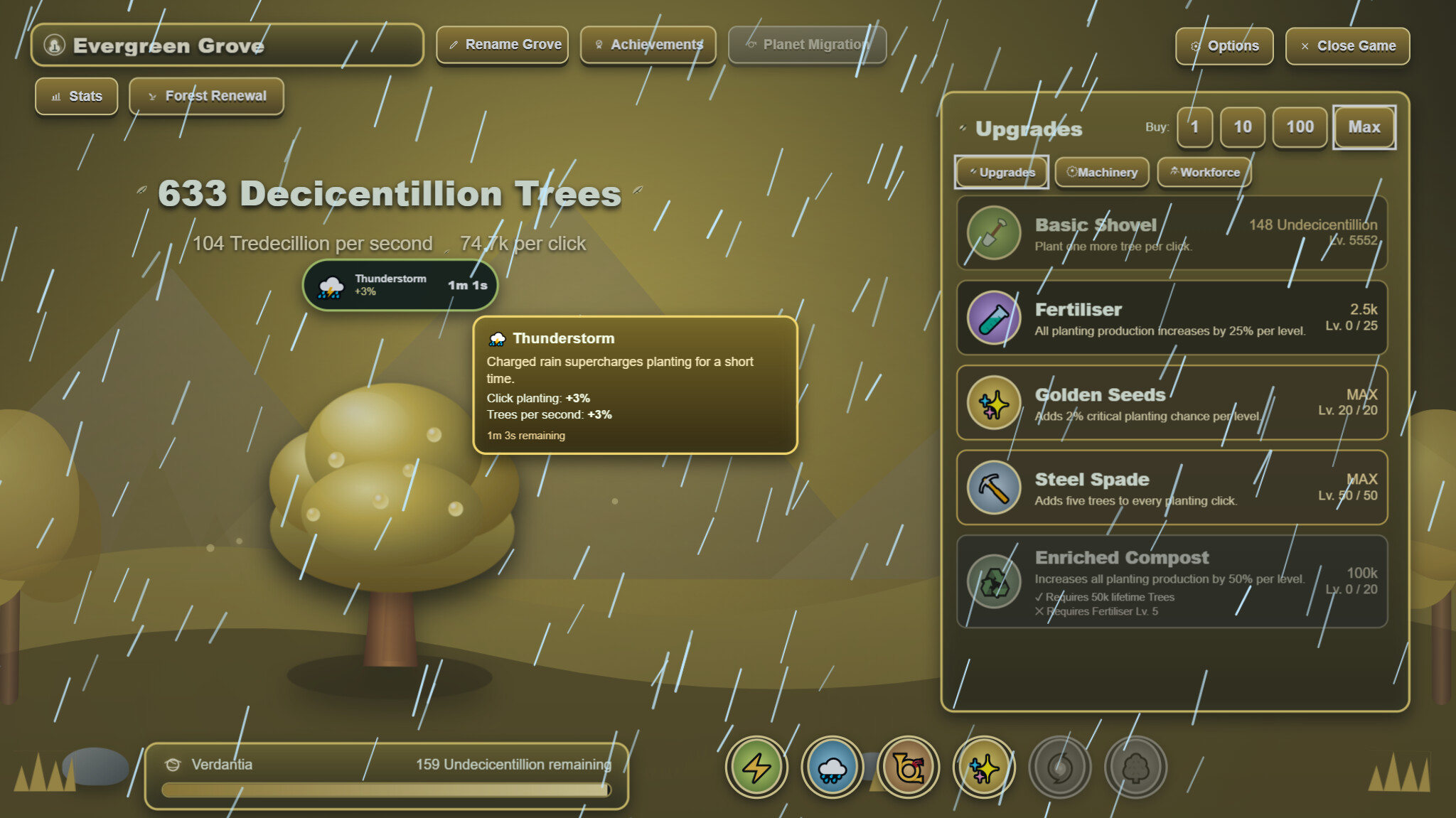 Evergreen Clicker screenshot 3