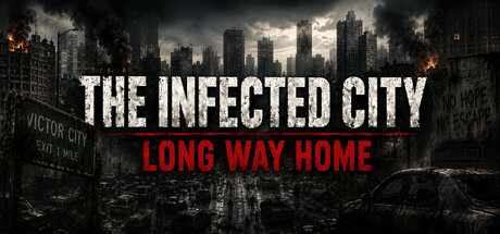 Cover art from the infected city a long way home