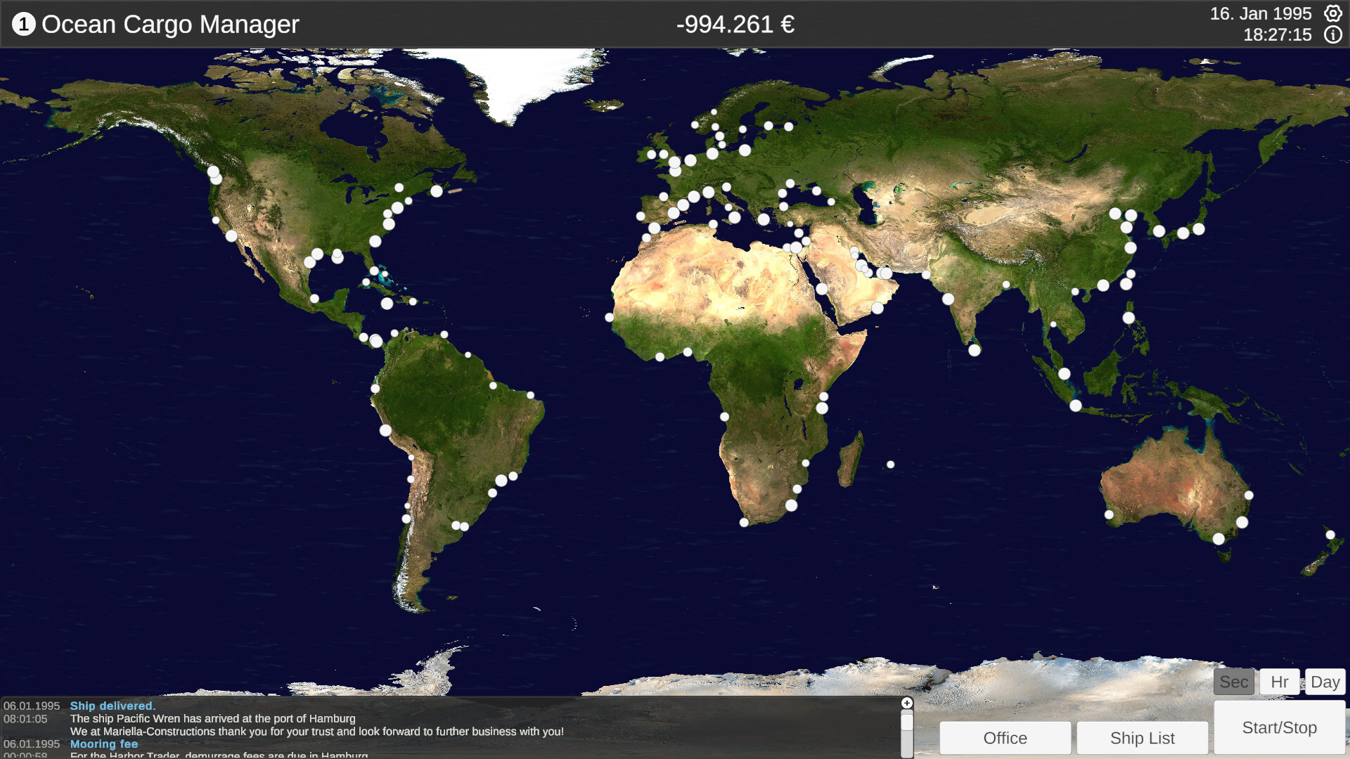 Ocean Cargo Manager trailer