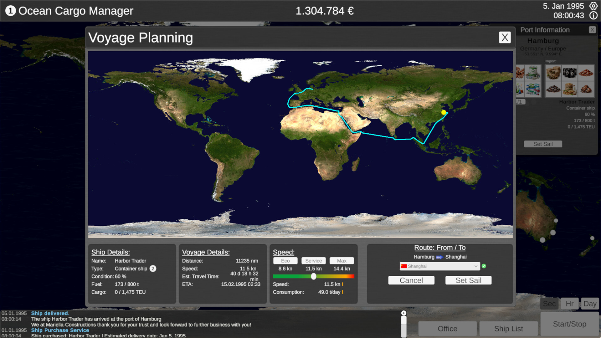 Ocean Cargo Manager screenshot 2