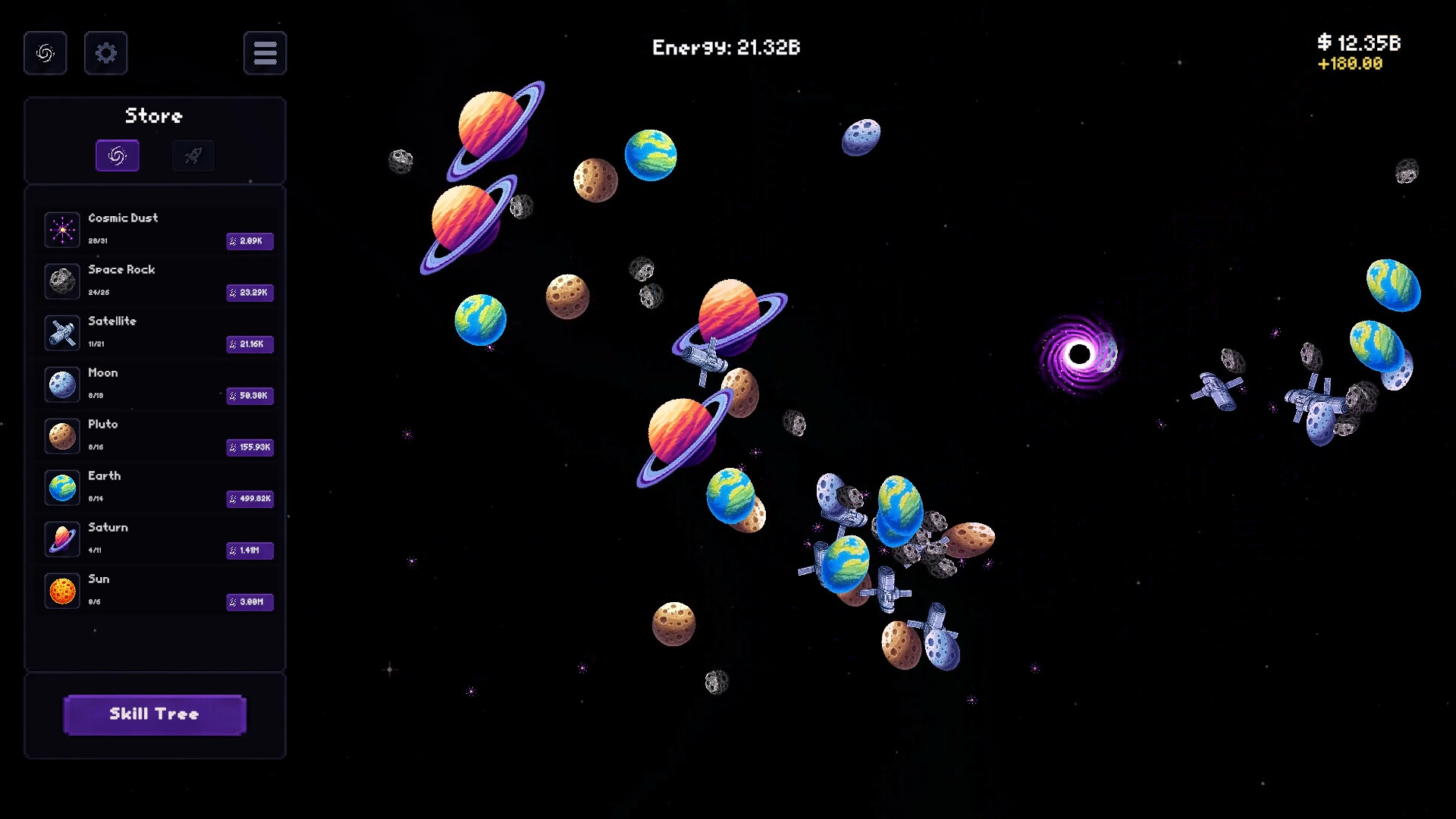 Black Hole Idle screenshot 2