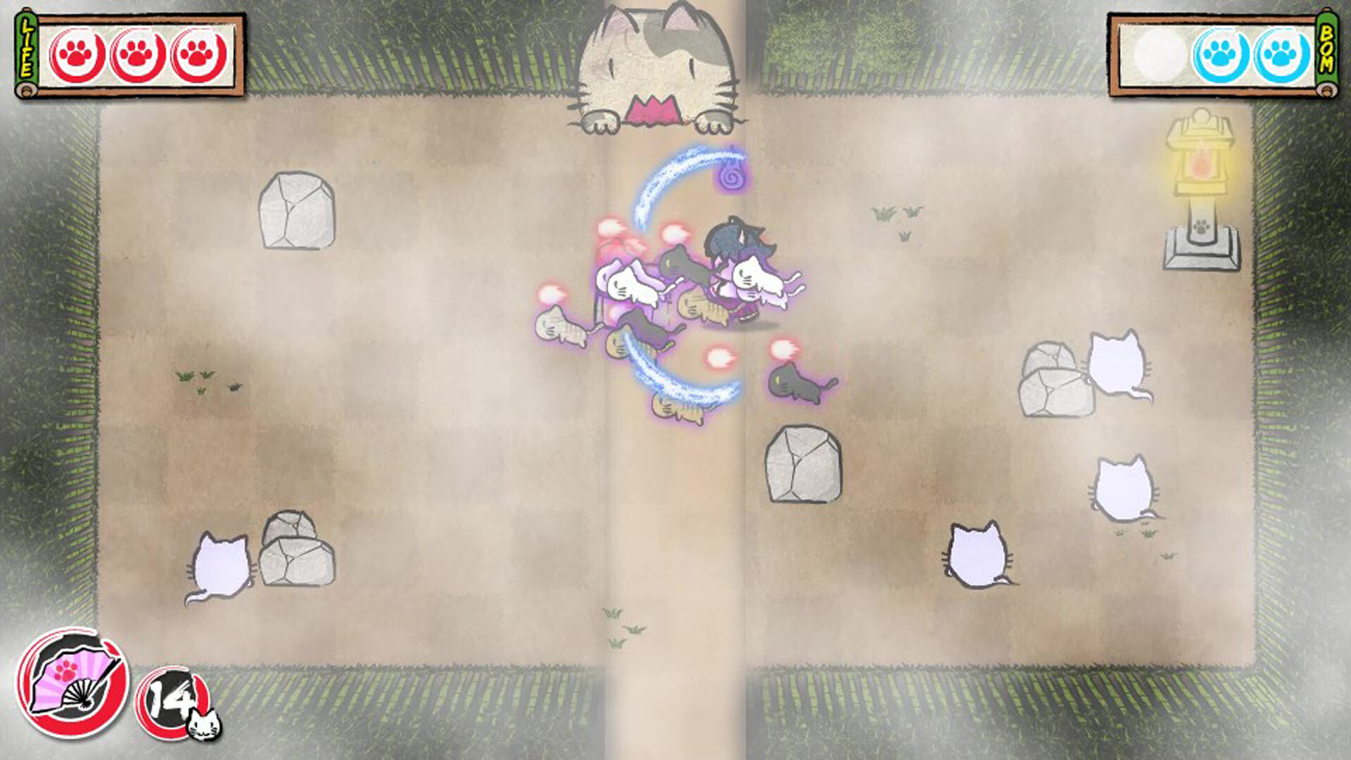 ねこ巫女怪猫仕置ノ絵巻 -Neko Miko Kaibyo Shioki no Emaki- screenshot 2