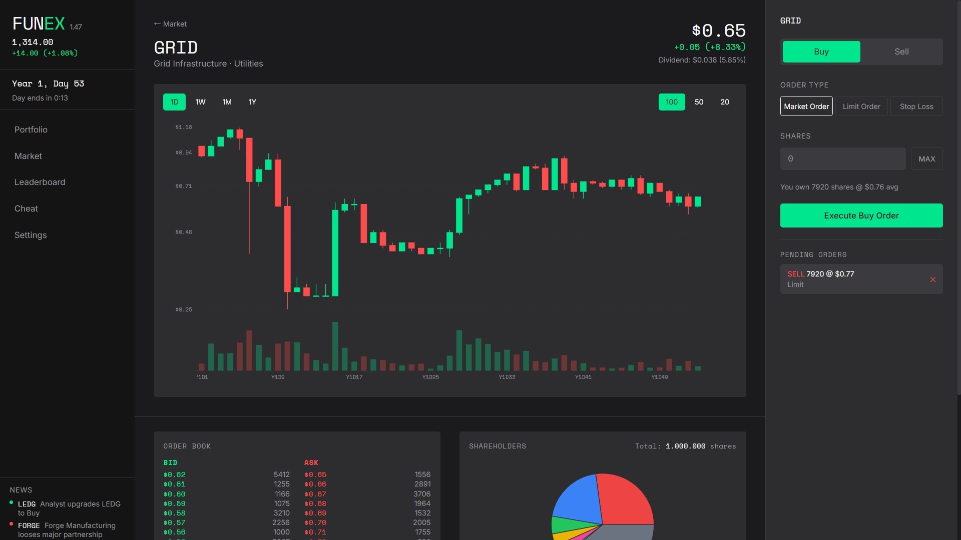 FUNEX: Stock Market Simulator trailer