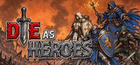Cover art from DIE as HEROES
