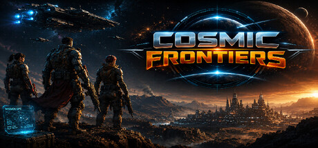 Cover art from Cosmic Frontiers