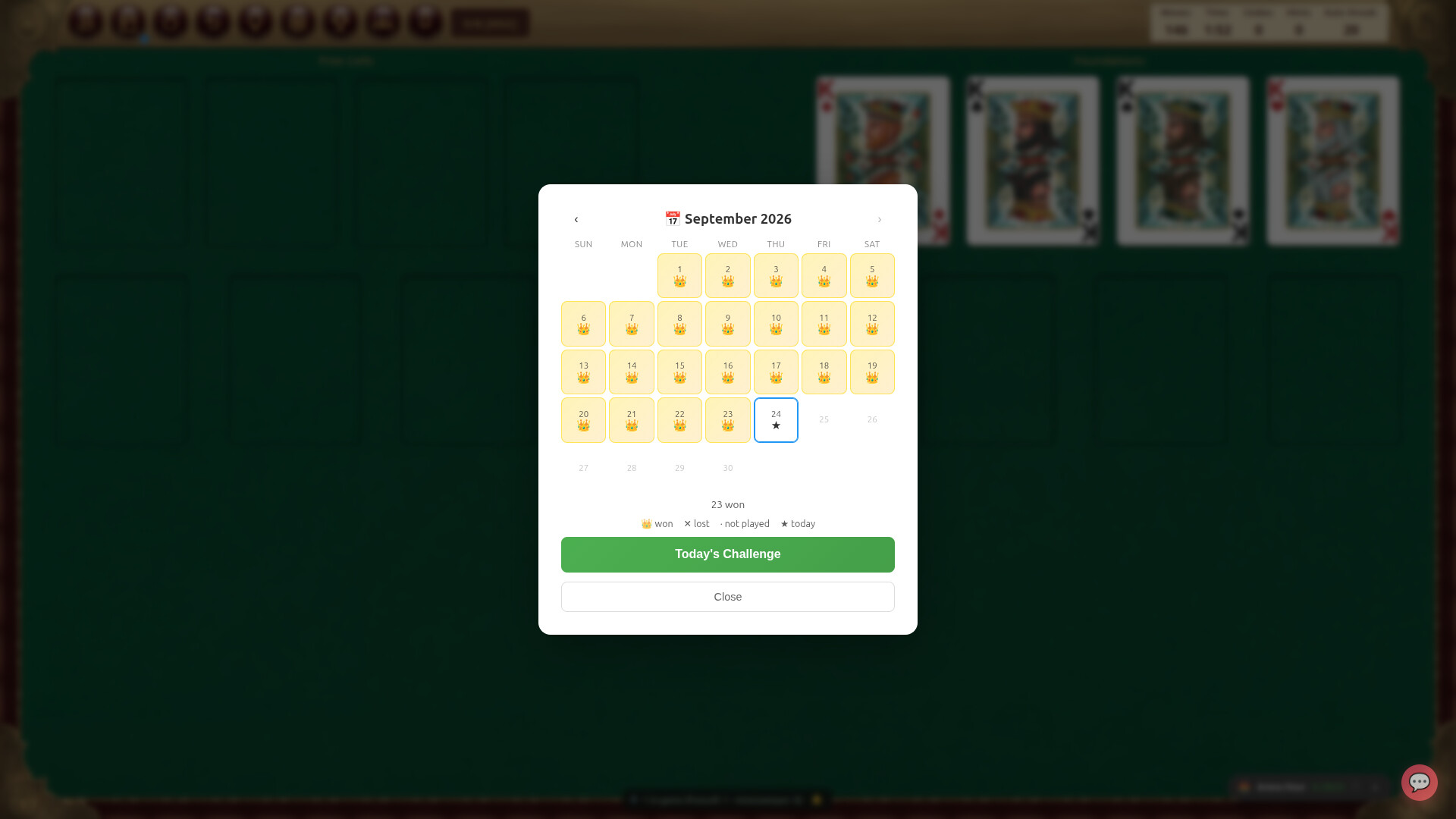 MSO FreeCell Arena screenshot 4