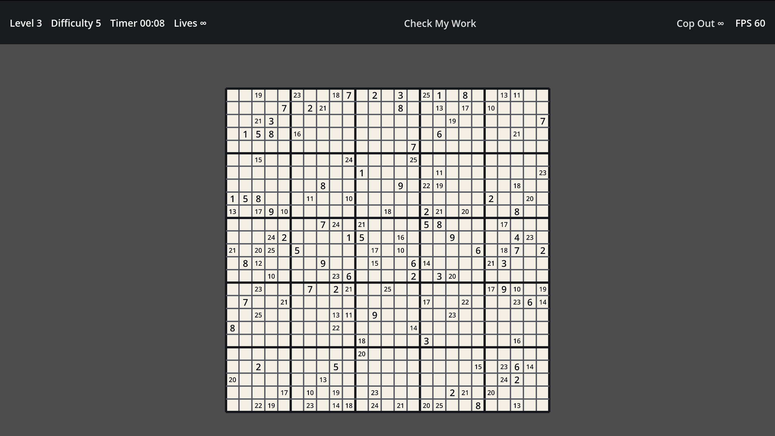 Sudoku: Unlimited Expansion screenshot 4