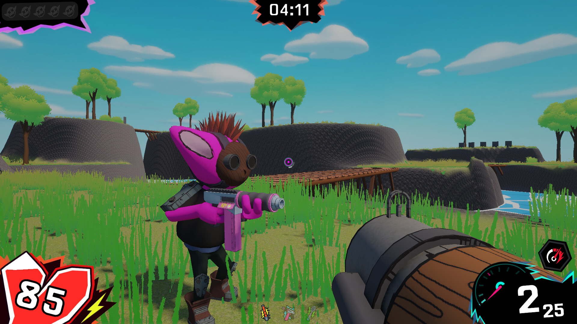 Crazi Krazy Big Baby Bad And Mad Fun With Guns, Boi, Goblin Game trailer