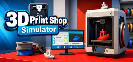 Cover art from 3D Print Shop Simulator