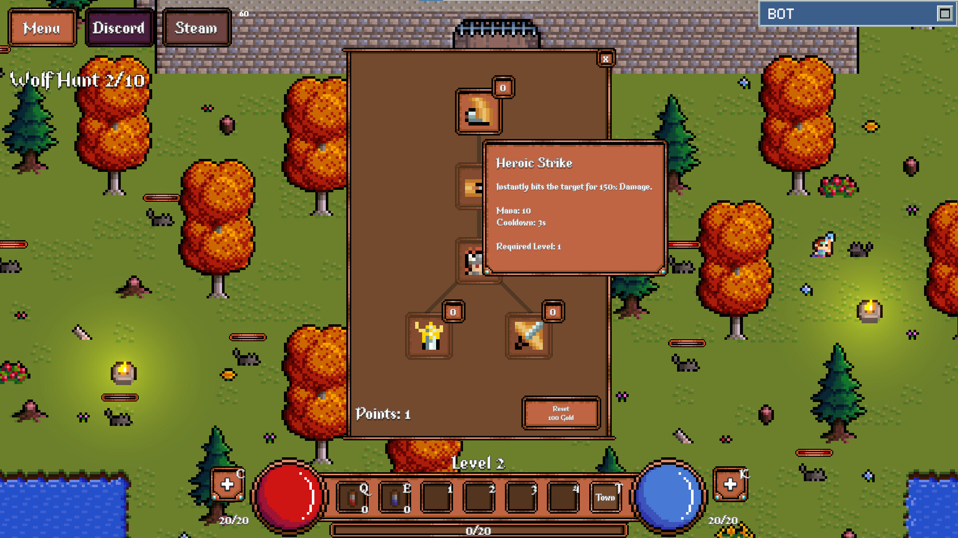 Game About Botting in an MMORPG screenshot 5