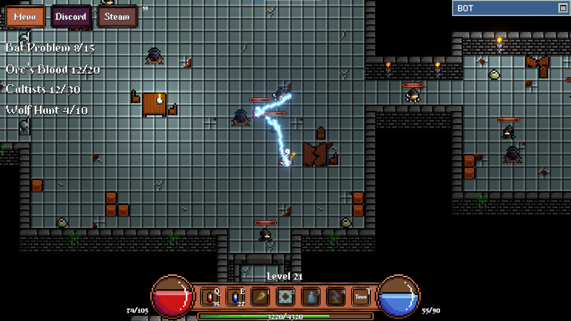 Game About Botting in an MMORPG screenshot 4
