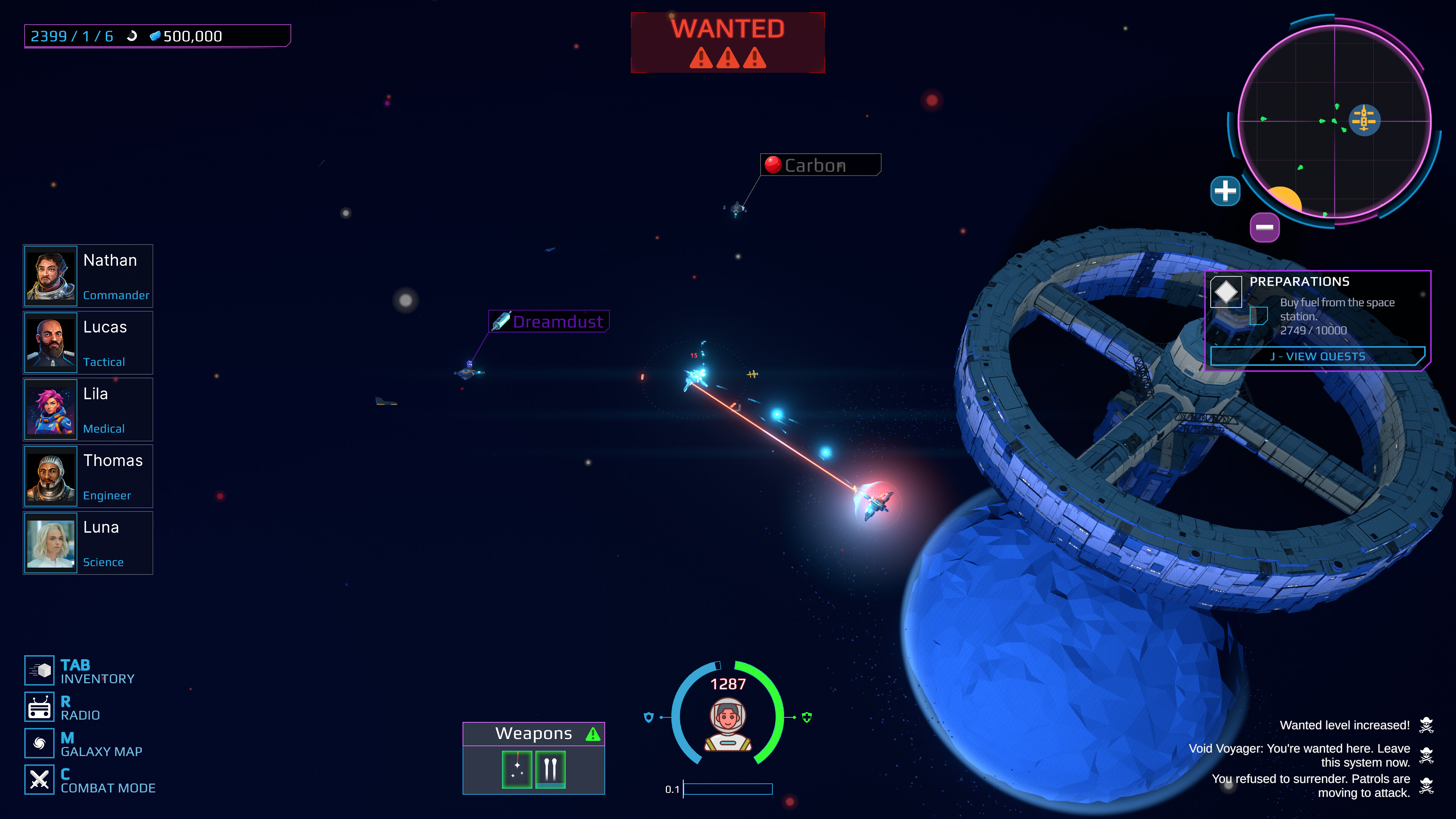 Space Nomads screenshot 1