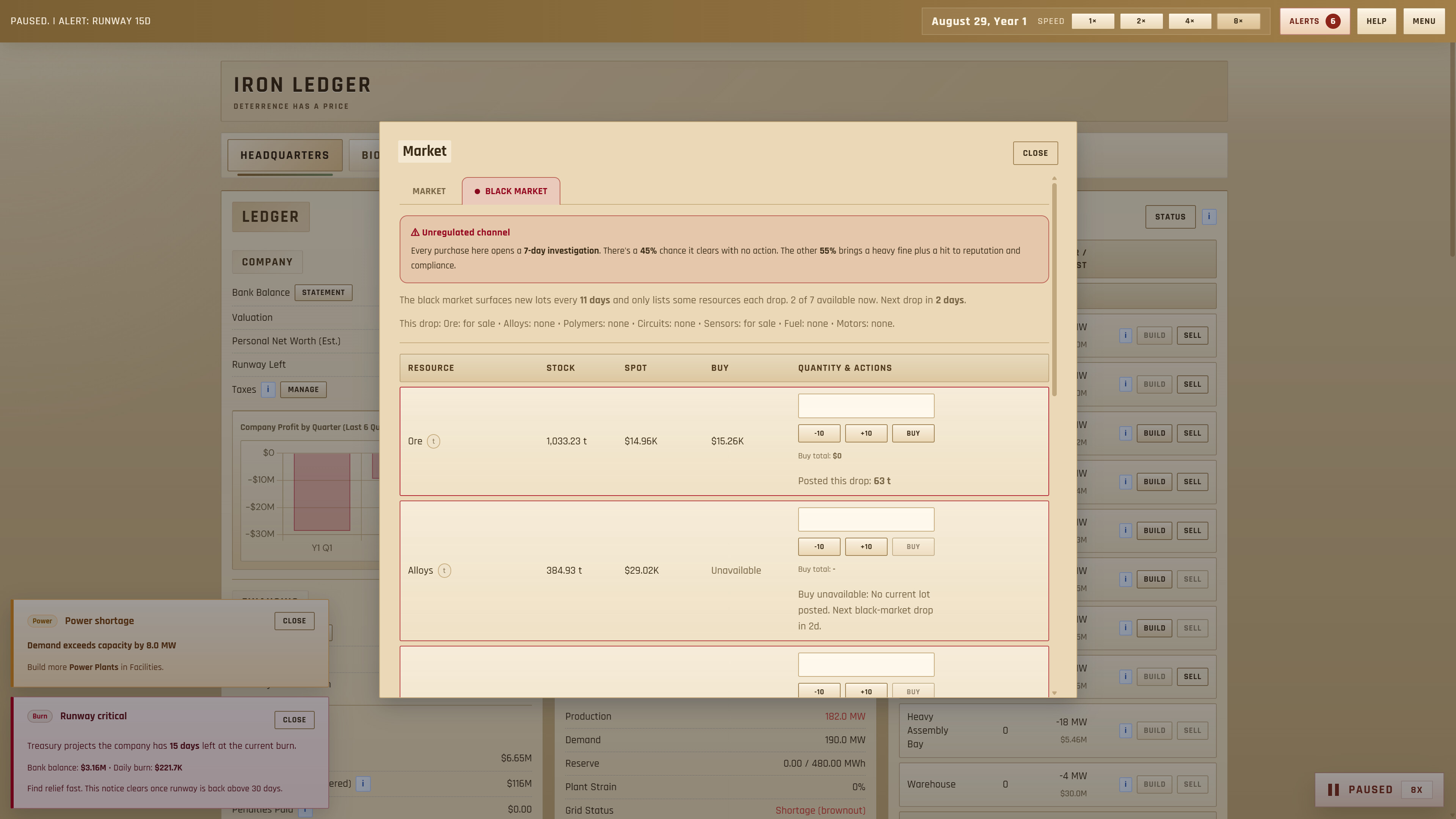 Iron Ledger: Deterrence Has A Price screenshot 3