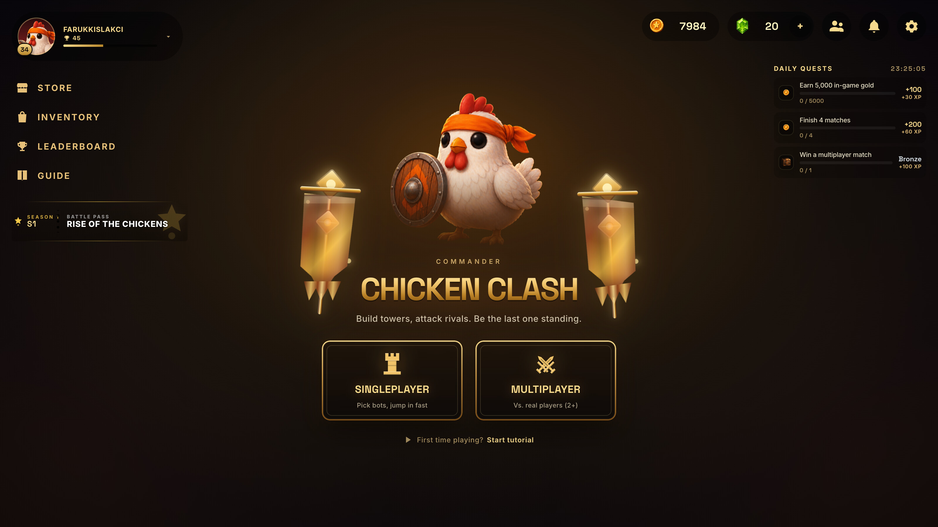 Chicken Clash screenshot 2