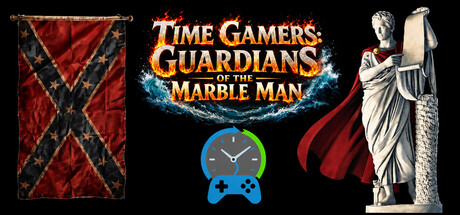 Cover art from Time Gamers: Guardians of the Marble Man