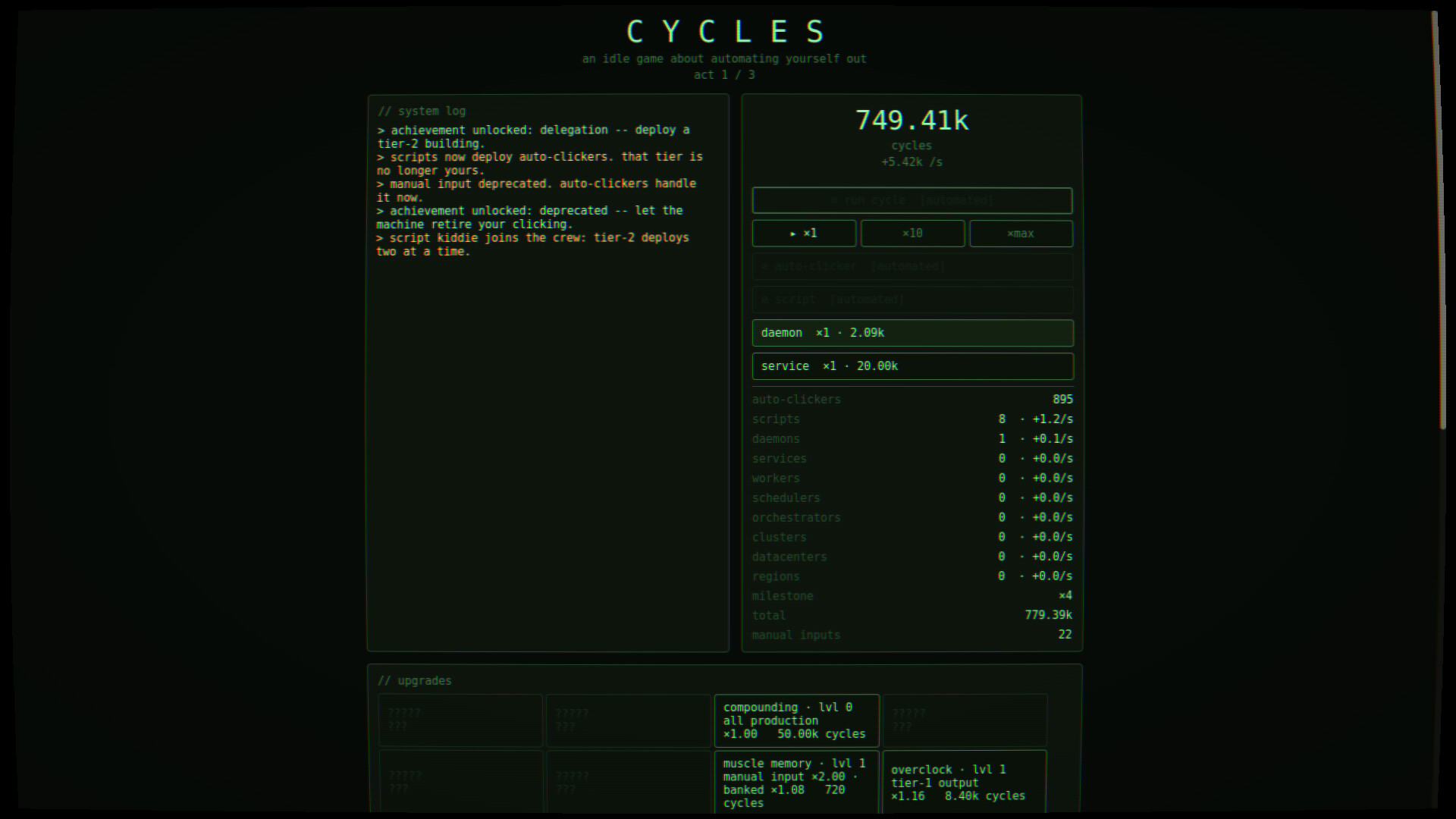 CYCLES screenshot 2