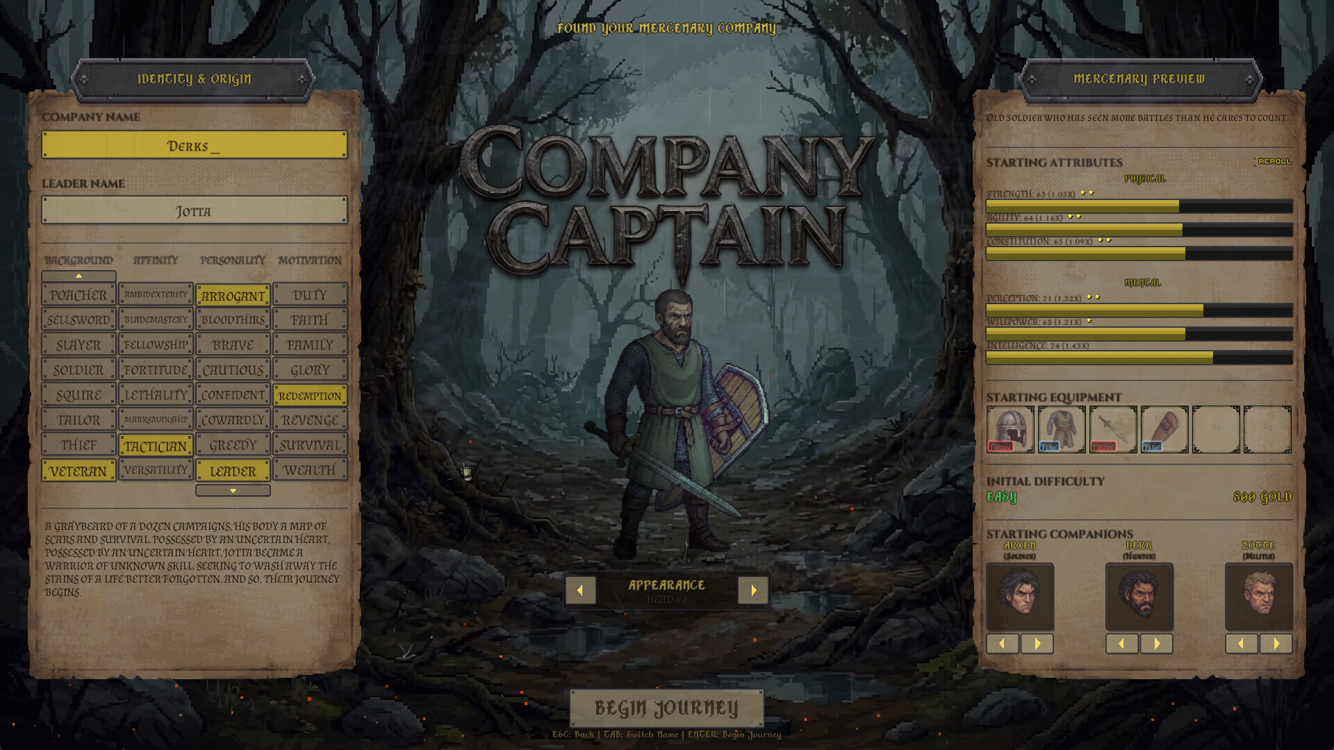 Company Captain: Westashes trailer