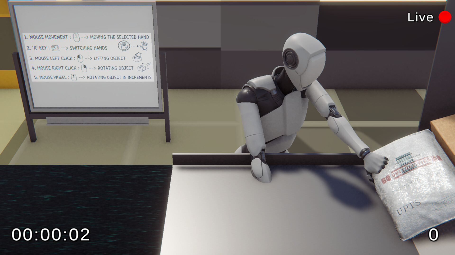 SimulLogistics: RoboHands trailer