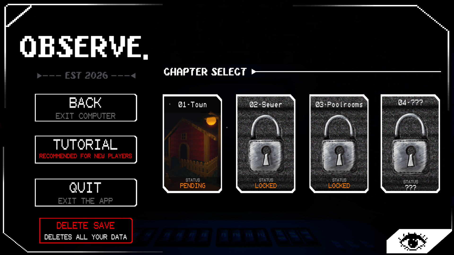 Observe. screenshot 2