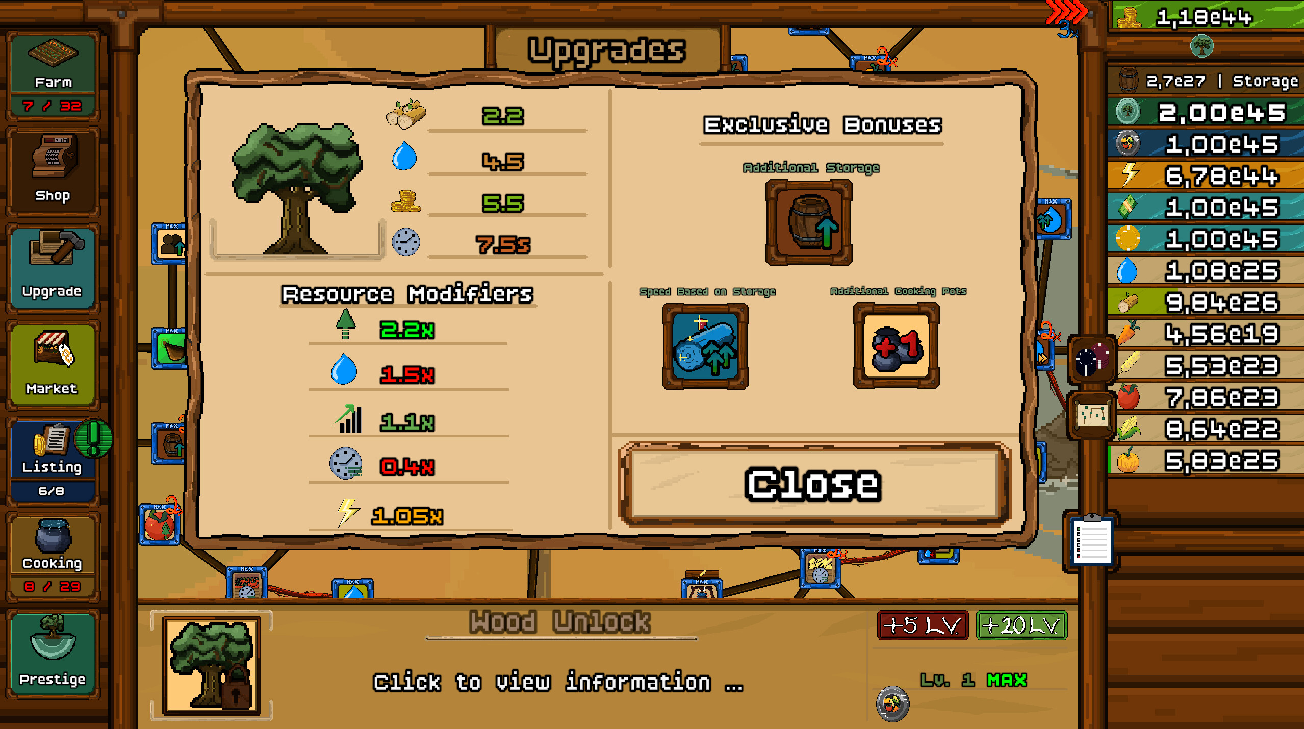 Marketfield Idle screenshot 5