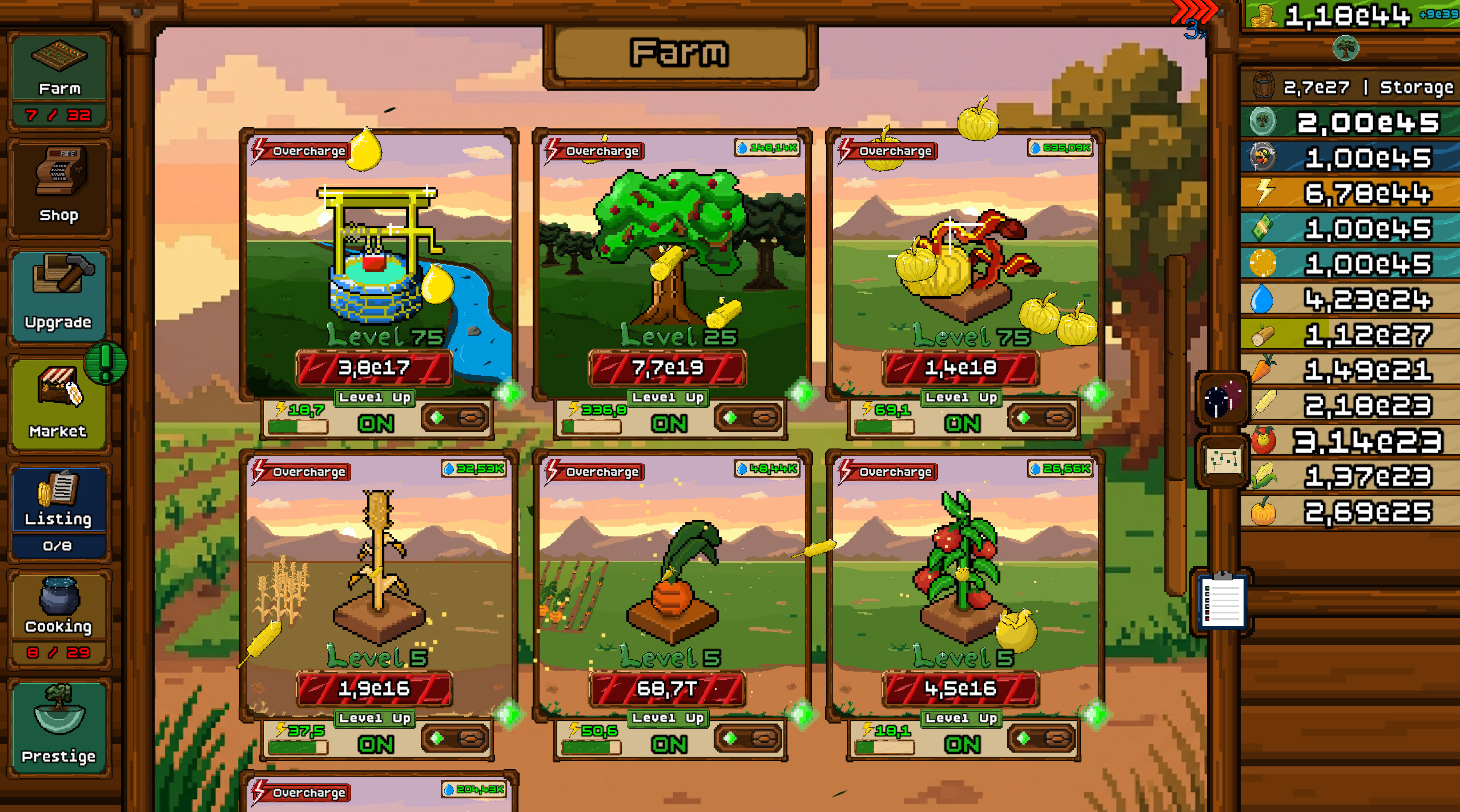 Marketfield Idle screenshot 2