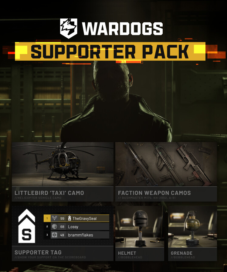 WARDOGS - Supporter Pack