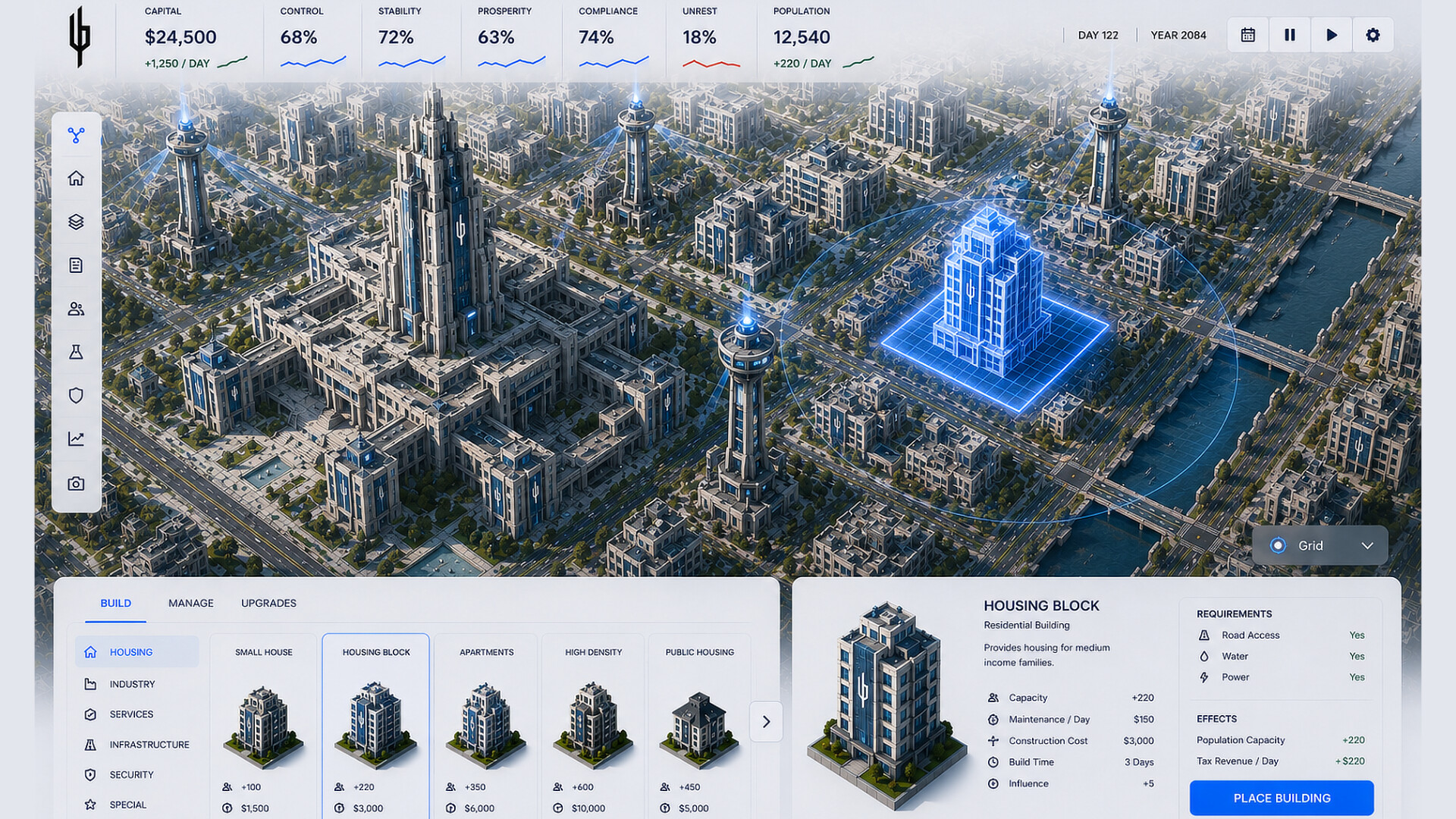 Urban Protocol screenshot 1