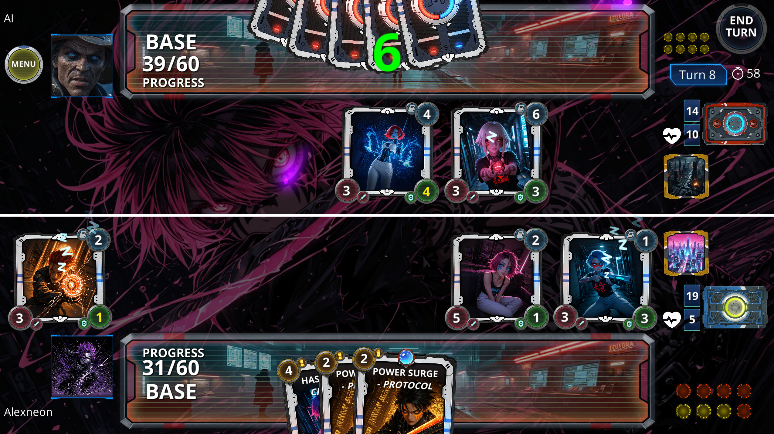 Neon Blackfall screenshot 4