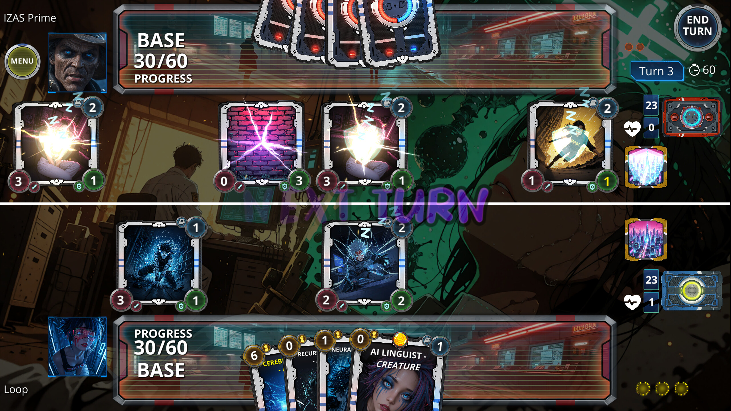 Neon Blackfall screenshot 3