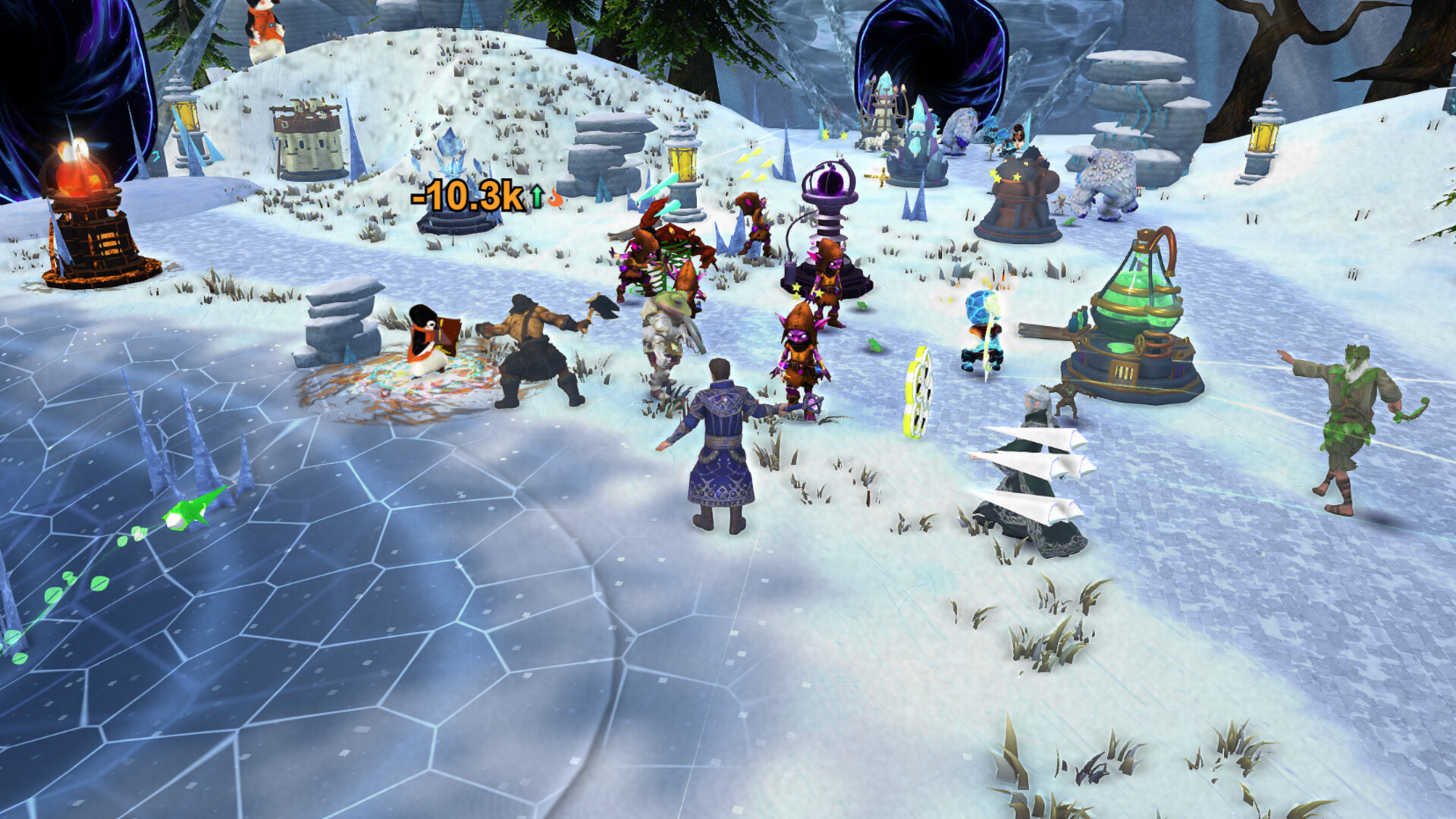 Path Defenders: RPG Siege Defense screenshot 3