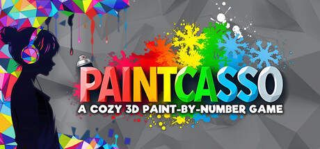 Cover art from PAINTCASSO: A Cozy 3D Paint by Number Game