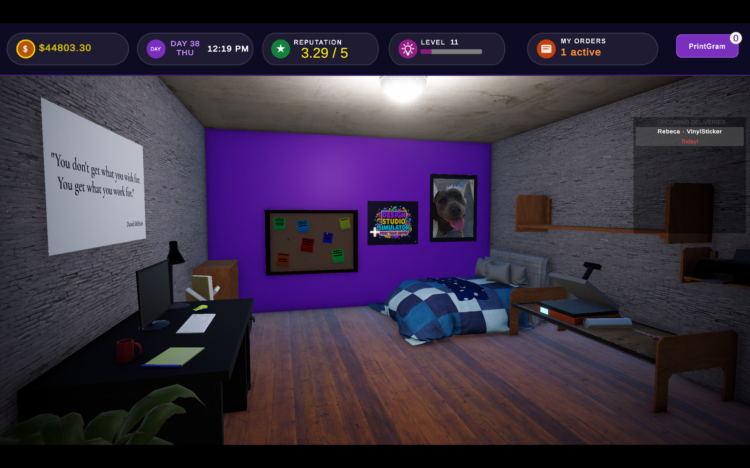 Design Studio Simulator: Print Your Empire screenshot 3