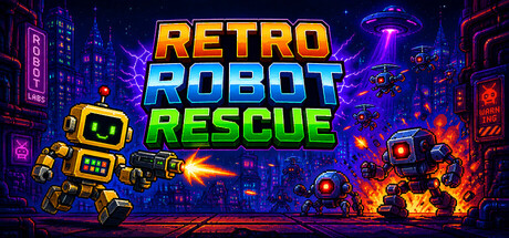 Cover art from Retro Robot Rescue