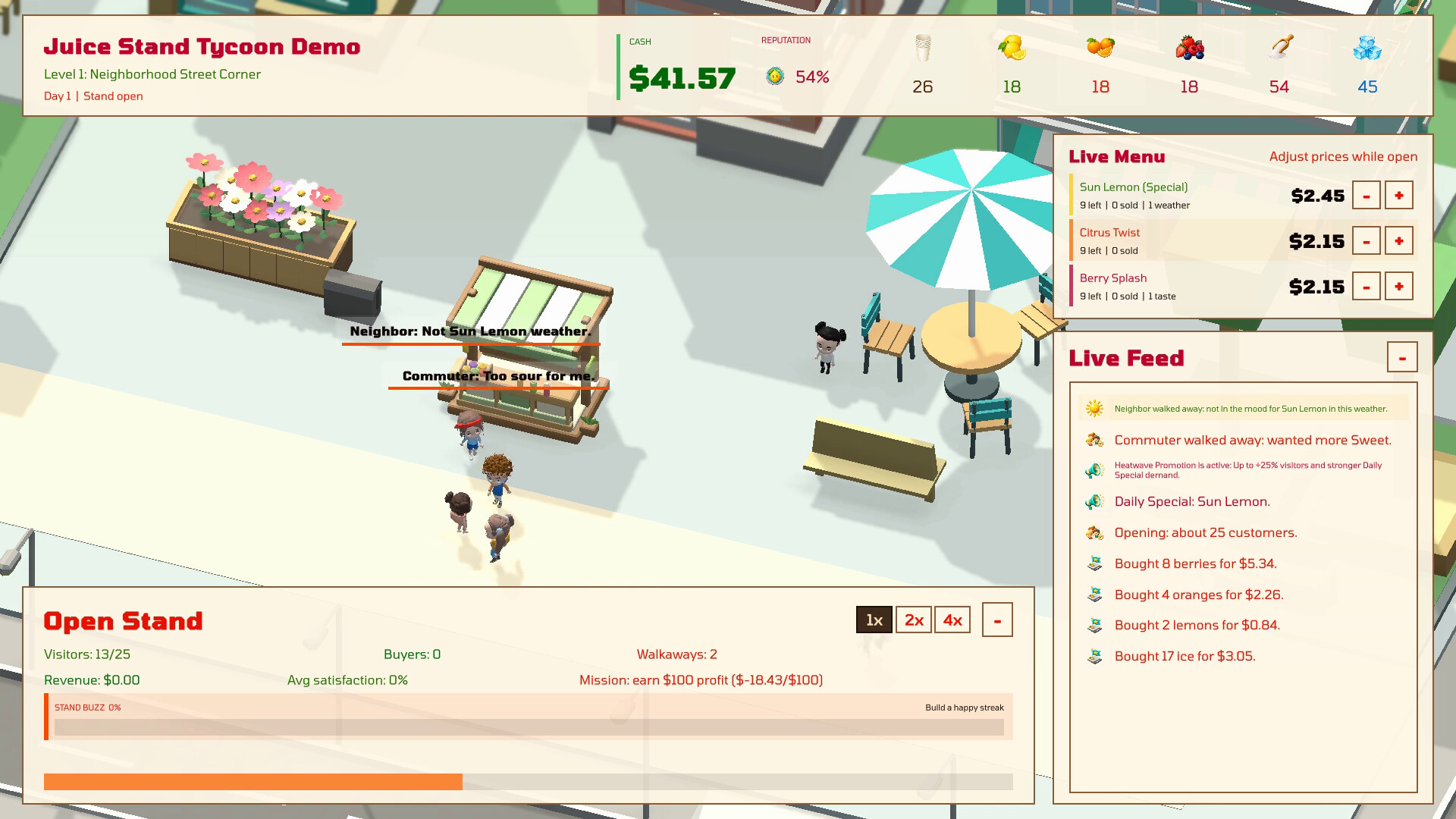 Juice Stand Tycoon screenshot 2