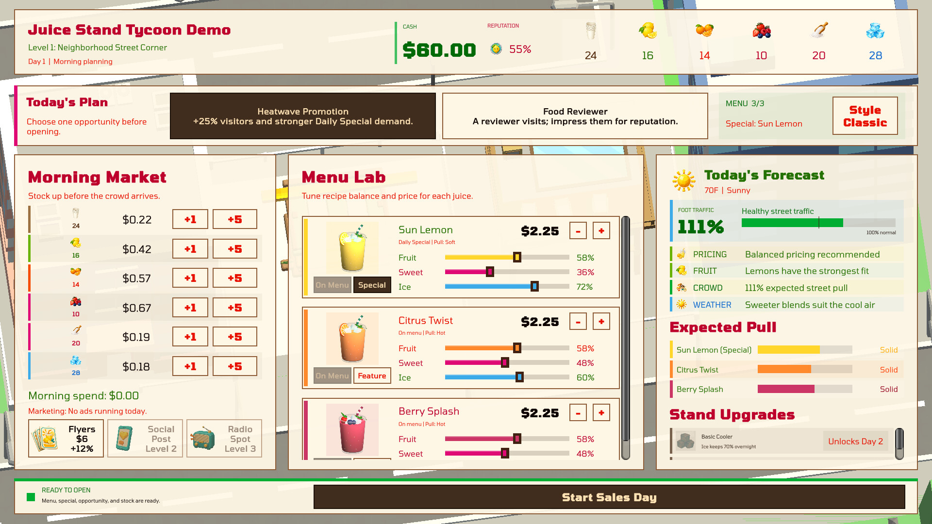 Juice Stand Tycoon screenshot 2