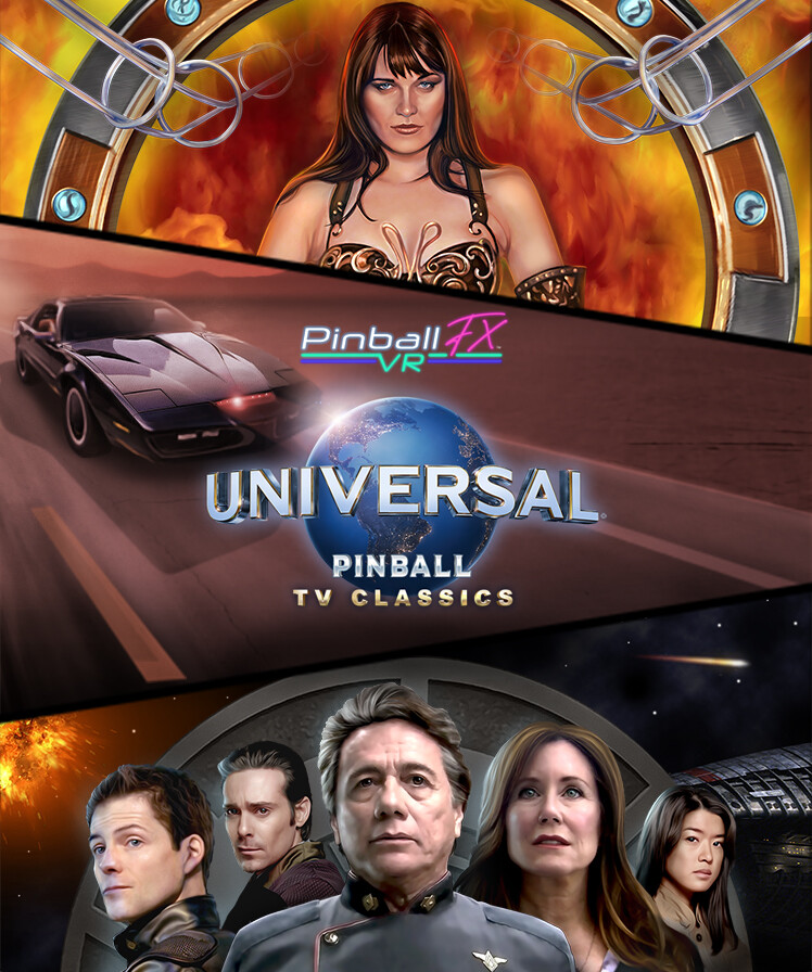 Pinball FX VR - Universal Pinball - TV Classics