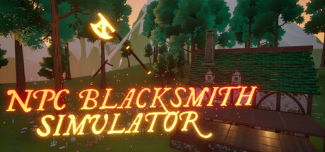 Cover art from NPC Blacksmith Simulator