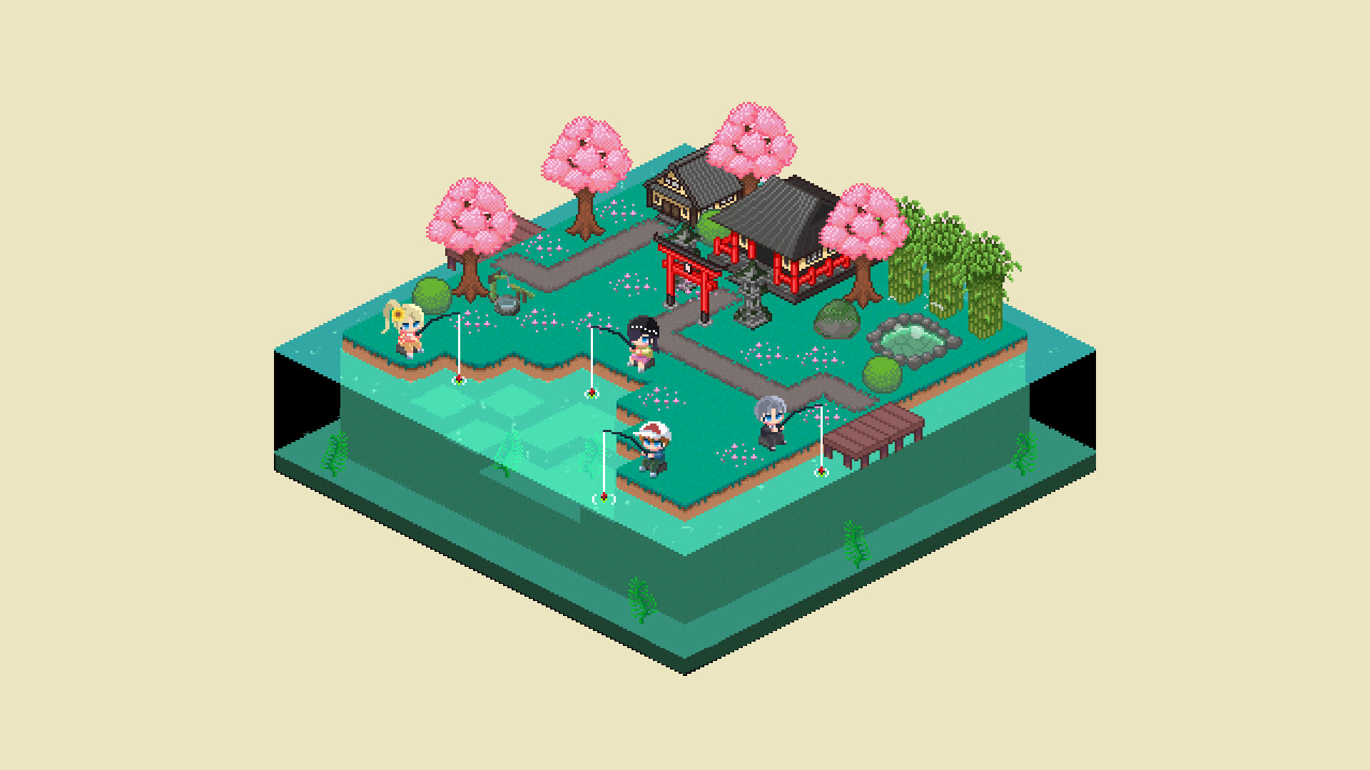 Desktop Fishing Garden screenshot 4