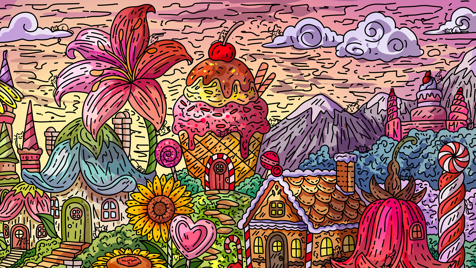 100 Fairyland Cats screenshot 1